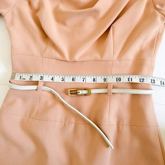 Black Halo Jackie O 3/4 Sleeve Sheath Dress NEW Fresco Size 4 - Picture 15 of 16